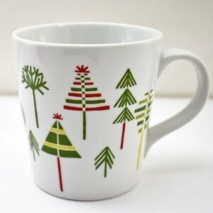 NEW Crate and Barrel 4” Yule Town Coffee Tea Coco Mug Julia Rothman